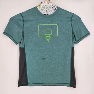 Lululemon Shirt Mens Large Performance Tee Activewear Gym Basketball Green